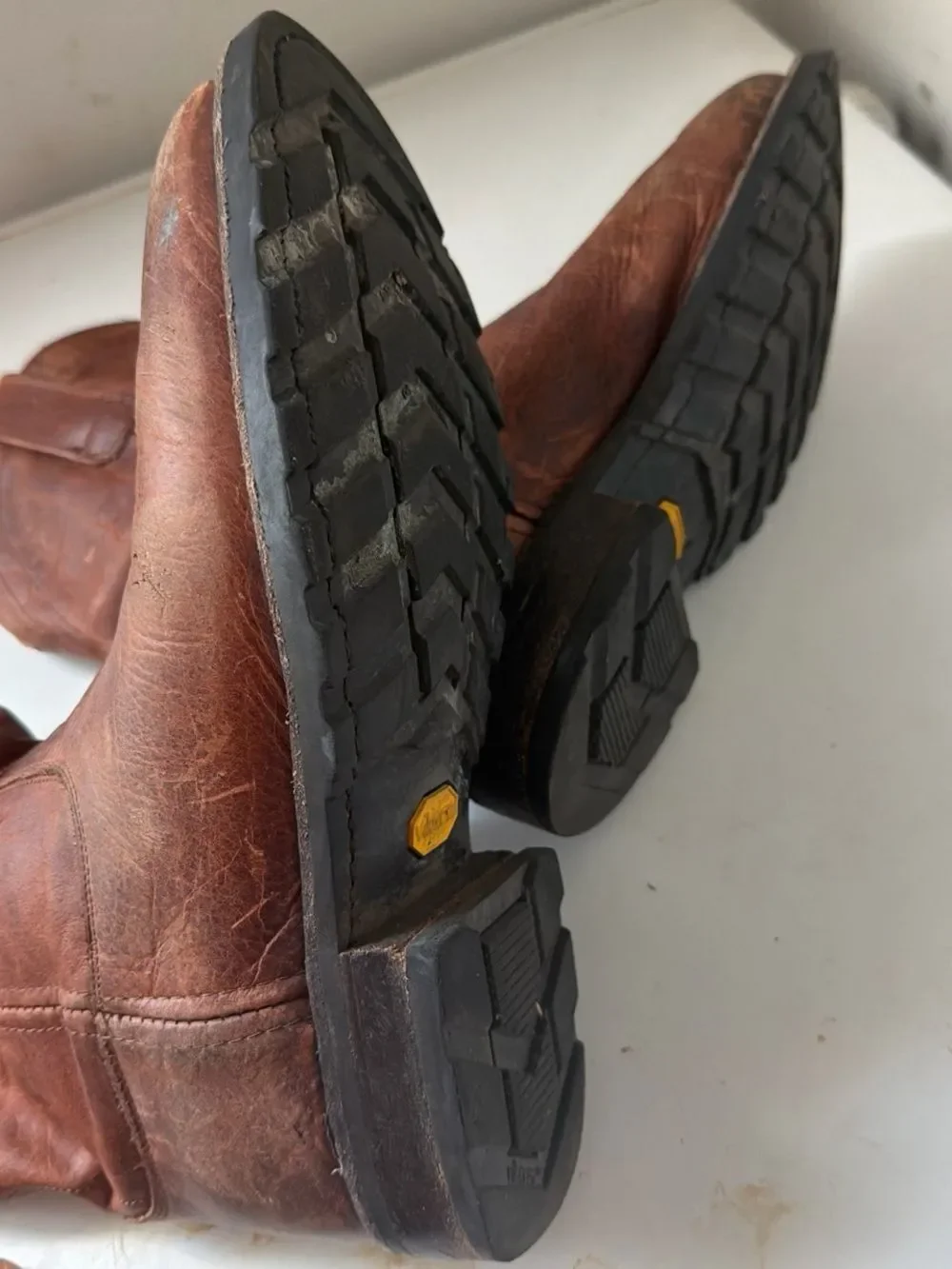 , Tecova cowboy men leather sz 9,5 D